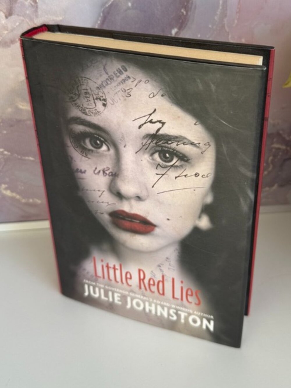 Little Red Lies by Julie Johnston Hardcover YA Historical Fiction